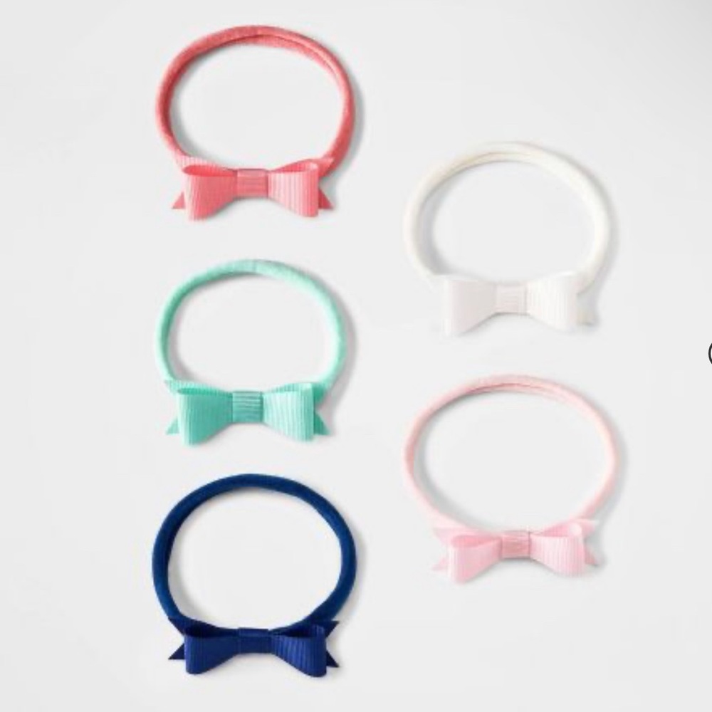Baby Girls' 5pk Skinny Rainbow Headwrap - Cloud Island™